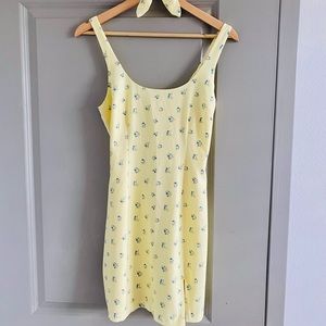 90s scoopneck mini slip dress
